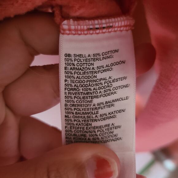 The Northface Coral Pink Hoodie Size XS - Picture 4 of 4